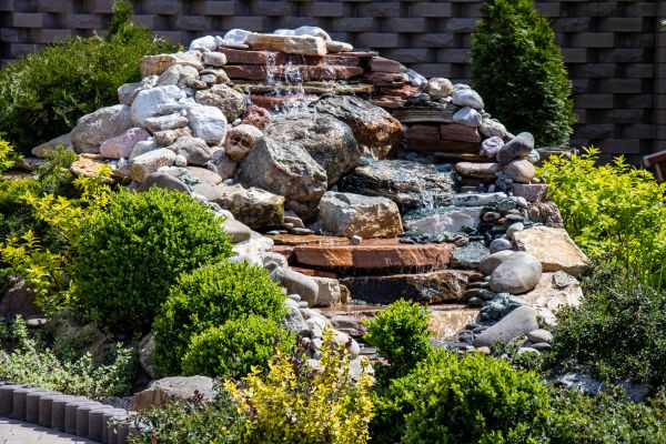 River Rock Landscaping in Riverton